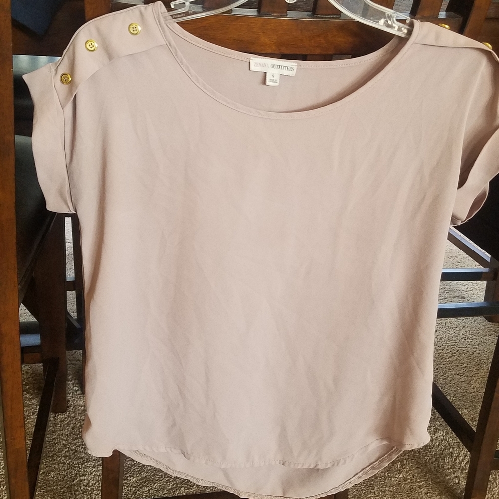 Tan blouse